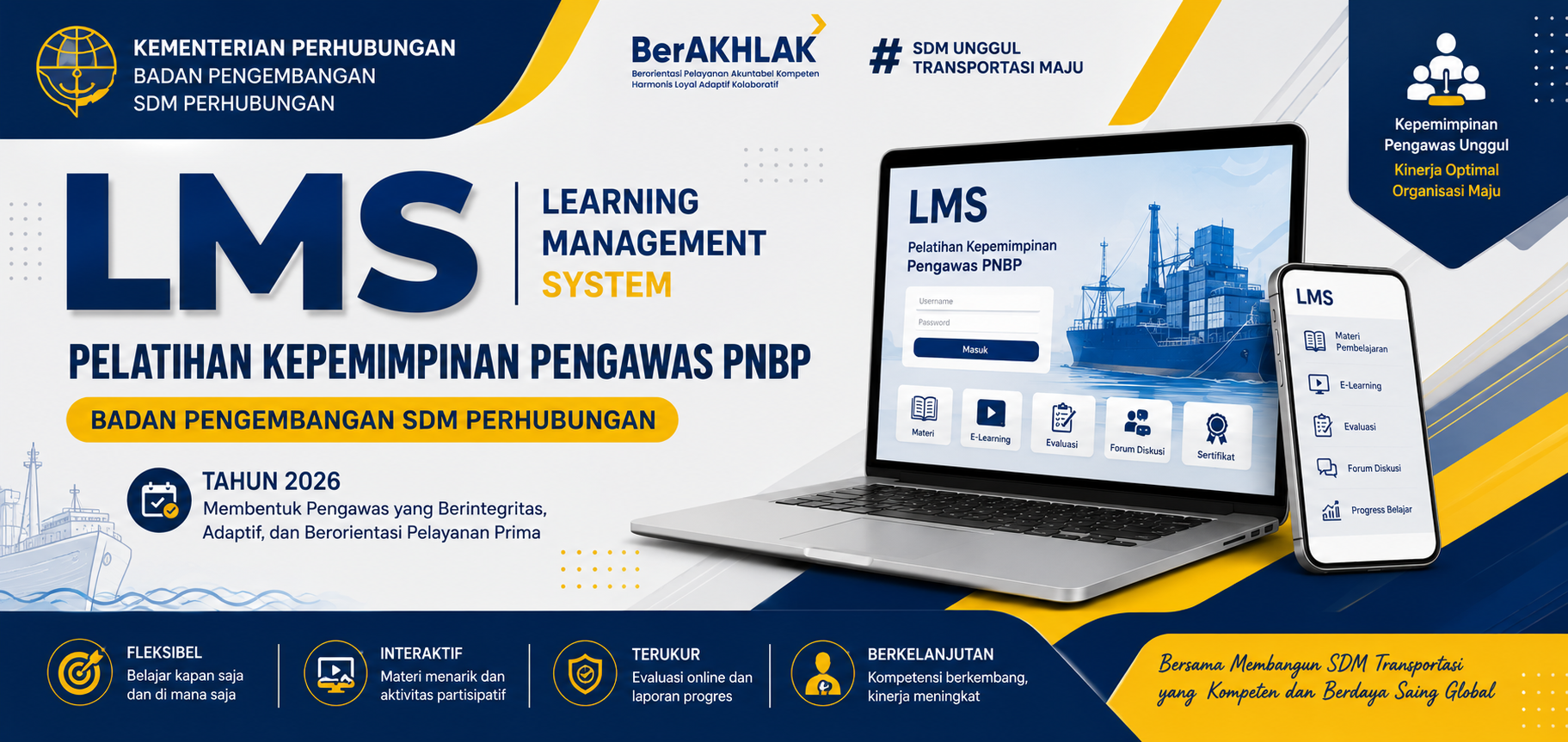 Pelatihan Kepemimpinan Pengawas PNBP BPSDMP Tahun 2026