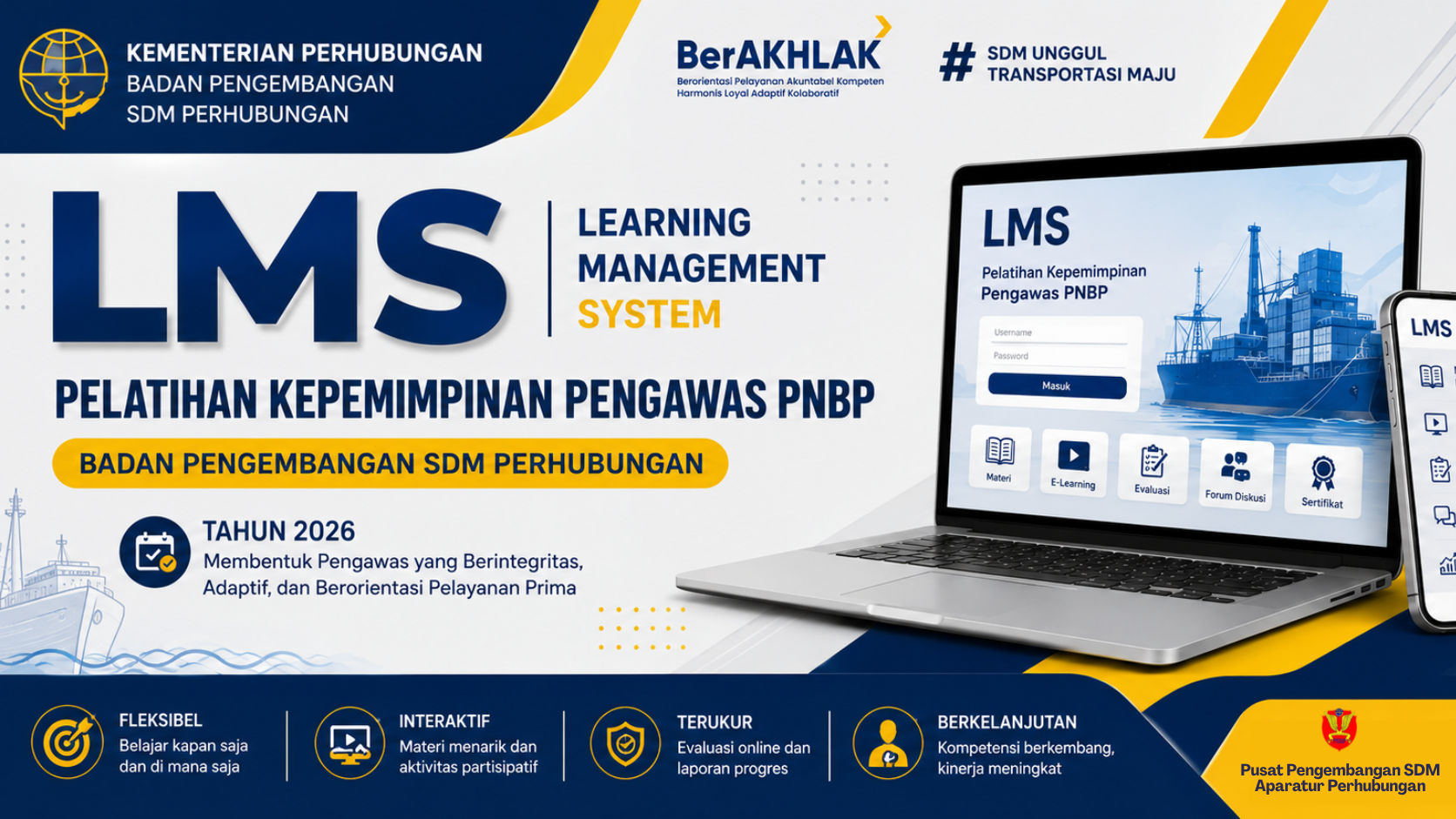 Pelatihan Kepemimpinan Pengawas PNBP BPSDMP Tahun 2026