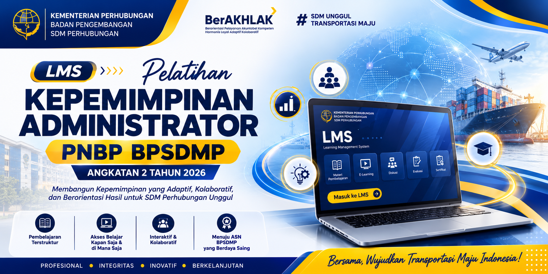 Pelatihan Kepemimpinan Administrator PNBP BPSDMP Angkatan 2 Tahun 2026