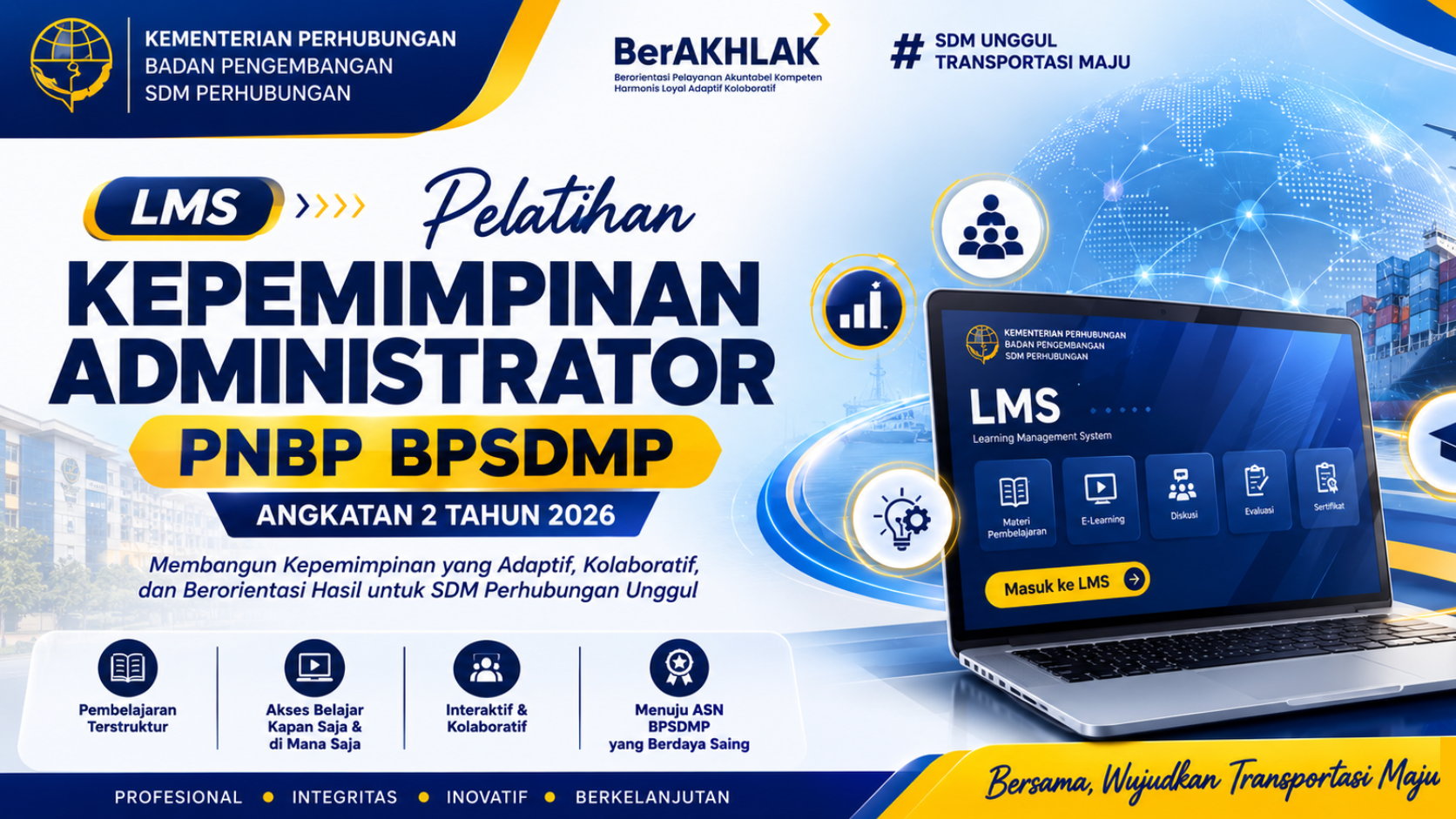 Pelatihan Kepemimpinan Administrator PNBP BPSDMP Angkatan 2 Tahun 2026