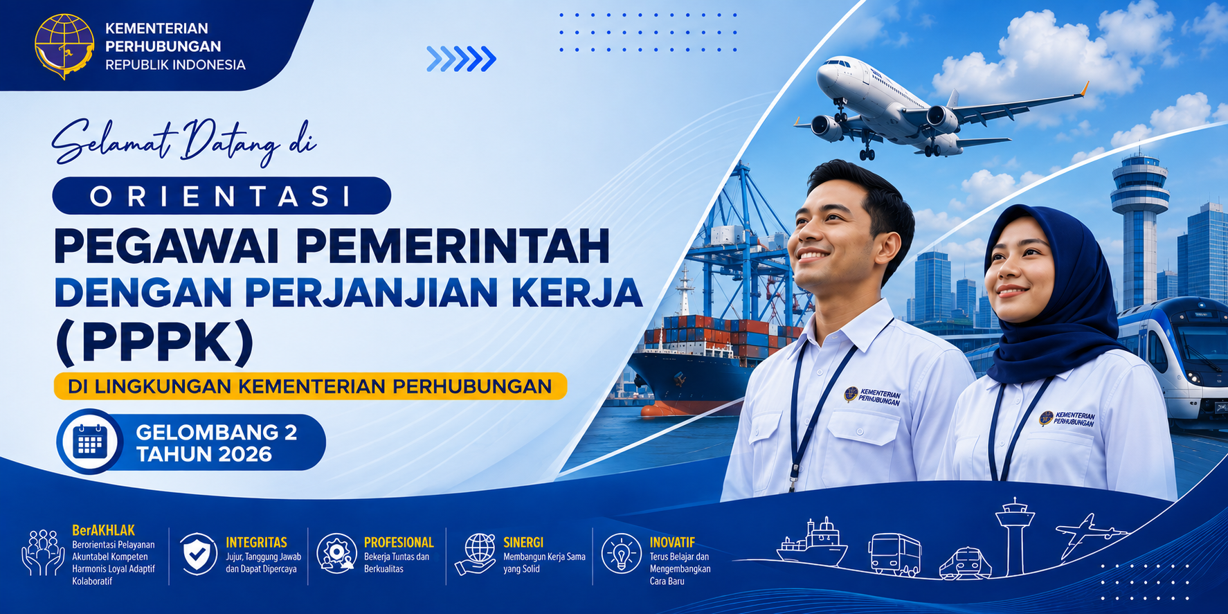 Gelombang 2 (A11-A20) Orientasi PPPK Kementerian Perhubungan Tahun 2026