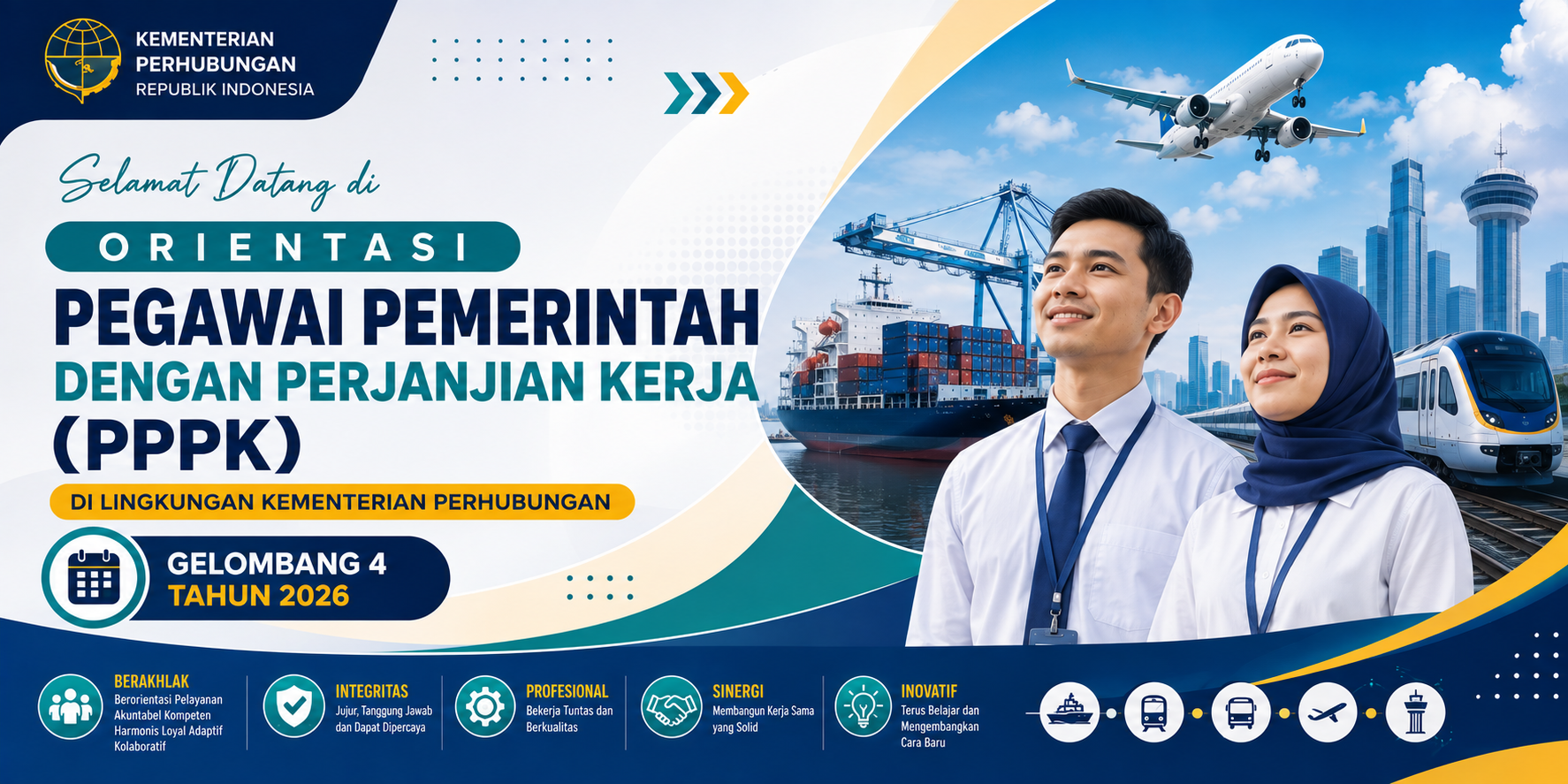 Gelombang 4 (A31-A40) Orientasi PPPK Kementerian Perhubungan Tahun 2026